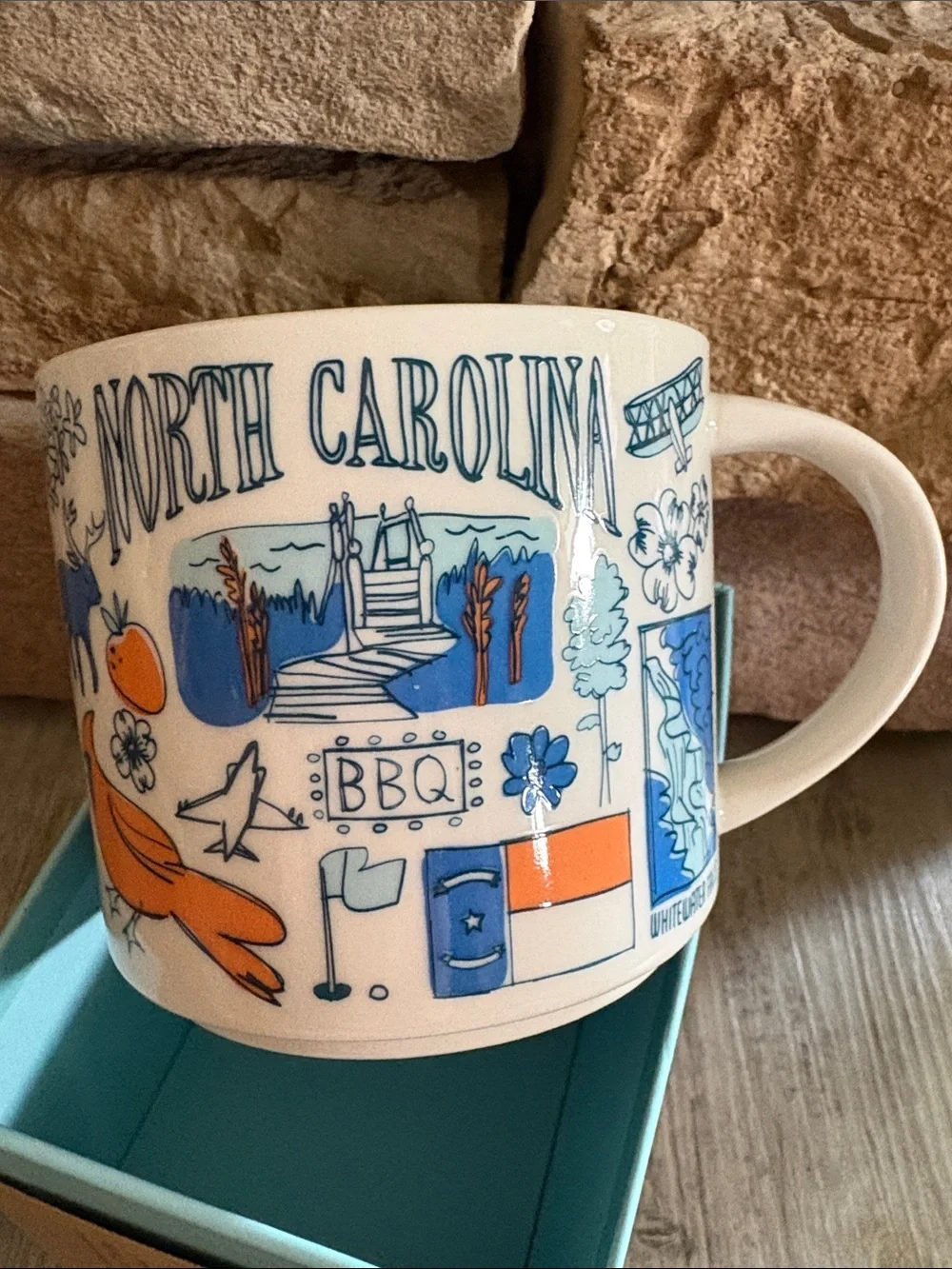 New Starbucks Blue Ridge Mountains, North Carolina collector mug
